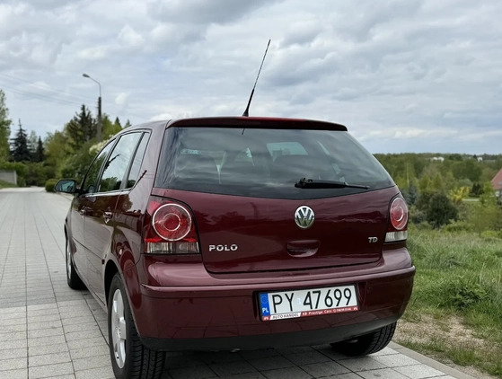 Volkswagen Polo cena 14900 przebieg: 180000, rok produkcji 2008 z Poznań małe 326